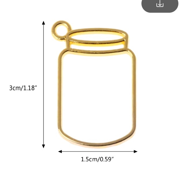 Resin Frames - Gold - Jar