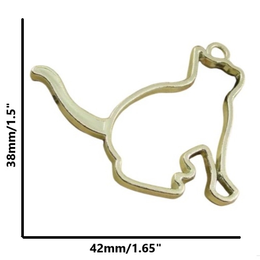 Resin Frames - Silver - Cat