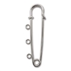 Safety Pin With 3 Loops