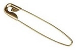 #00 (3/4") Coil-less Safety Pins