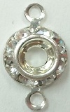 Micro Schrag with Loops-CRYSTAL/SILVER