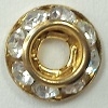 Micro Schrag-8mm-CRYSTAL/GOLD
