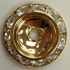 Small Schrag-15mm-CRYSTAL/GOLD