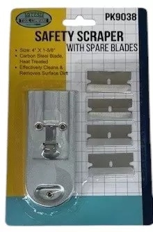 Retractable Scraper with Extra blades