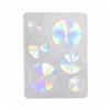 Silicone Holographic Circles Earring/Dangle Mold