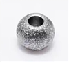 Stainless Steel Frosted Round Bead-4mm