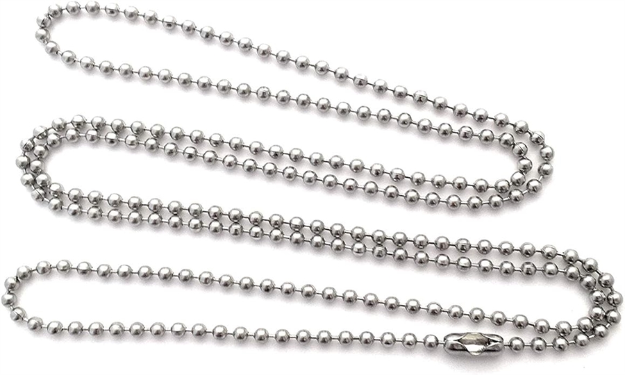 2mm Ball Stainless Steel Finished Necklace Chain