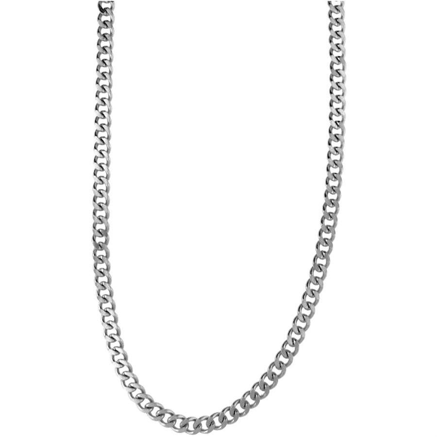 3mm Curb Stainless Steel Finished Necklace Chain