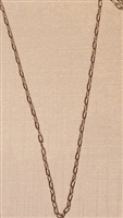 Long  Cable Stainless Steel Finished Necklace Chain