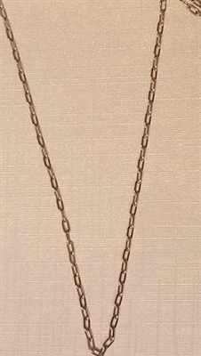 Long  Cable Stainless Steel Finished Necklace Chain