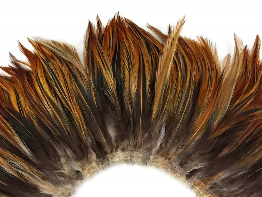 Rooster Neck Hackle Feather strip #2919