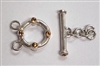 12mm Swarovski Sterling Double Strand Toggles