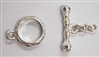 Swarovski Sterling Single Strand Toggles