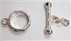 Swarovski Sterling Single Strand Toggles