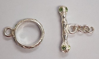 Swarovski Sterling Single Strand Toggles