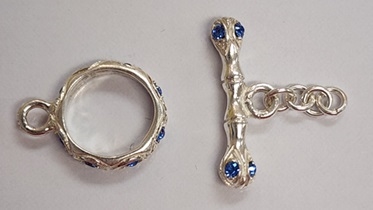 Swarovski Sterling Single Strand Toggles