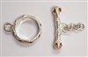 Swarovski Sterling Single Strand Toggles