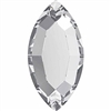 Swarovski #2200 8 x 4mm Navette- Crystal