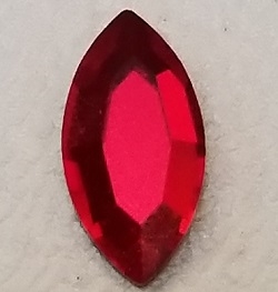 Swarovski #2200 8 x 4mm Navette- Lt. Siam