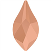 Swarovski 7.5mm Flame Flat Back- Rose Gold