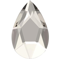 Swarovski 8 x 5mm Jewel Cut Pear- Silver Shade
