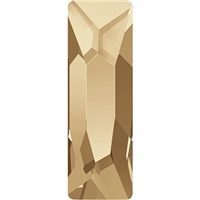 Swarovski 8 x 2.6 mm Cosmic Baguette Flatback - Golden Shadow