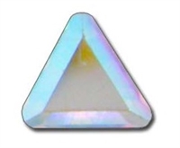Swarovski #2711 6mm Triangle-HOTFIX Crystal AB