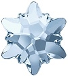 Swarovski 10mm Edelweiss Flatback- Blue Shade