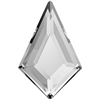 Swarovski 6.4 x 4.2mm Kite flat back- Crystal