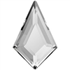 Swarovski 8.6 x 5.6mm Kite flat back- Crystal