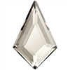 Swarovski 8.6 x 5.6 mm Kite flat back- Silver Shade