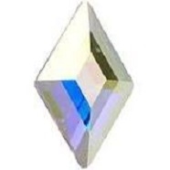 Swarovski 5 x 3mm Diamond flat back-Crystal AB