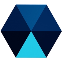 Swarovski 7.5mm Hexagon Spike Bead- Metallic Blue