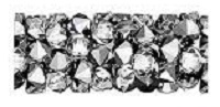 Swarovski 15mm Fine Rock Tube- Light Chrome