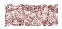 Swarovski 15mm Fine Rock Tube- Vintage Rose