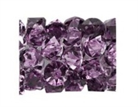 Swarovski 8mm Fine Rock Tube- Amethyst