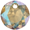 Swarovski #6430 Classic Cut Pendant - Light Colorado Shimmer - 10mm