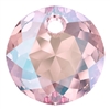 Swarovski #6430 Classic Cut Pendant - Light Rose Shimmer - 10mm