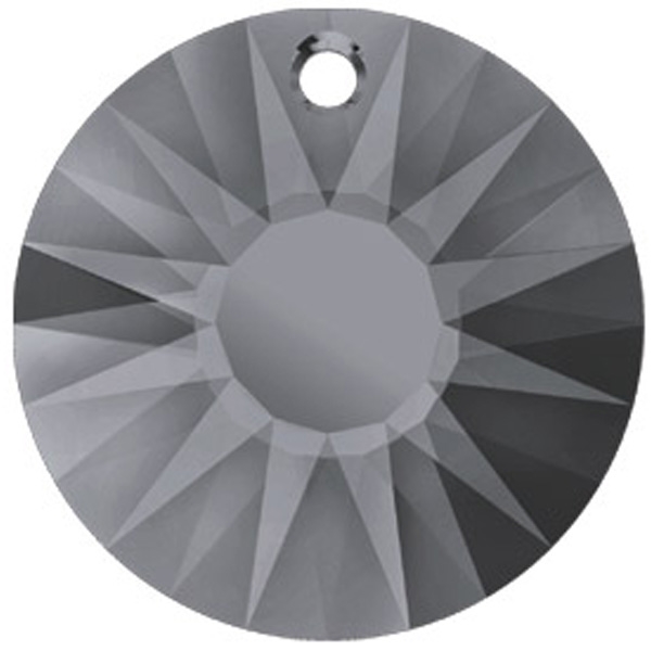 12mm Sun Pendant- Silver Night