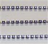 Swarovski Rhinestone Cup Chain- Size #110- Tanzanite/Silver