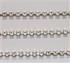 Swarovski Rhinestone Cup Chain- Size #130- Crystal/Gold