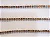Swarovski Rhinestone Cup Chain- Size #99- Dark Multi/Gold