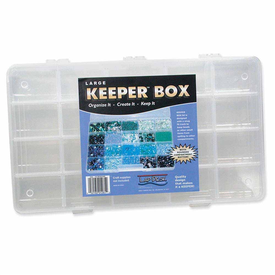 Keeper box Bead storage container - Large -  20 compartment