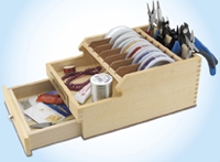 Beadalon Wooden Table Top Organizer