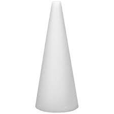 Styrofoam Cone - 6.9" x 2.9"