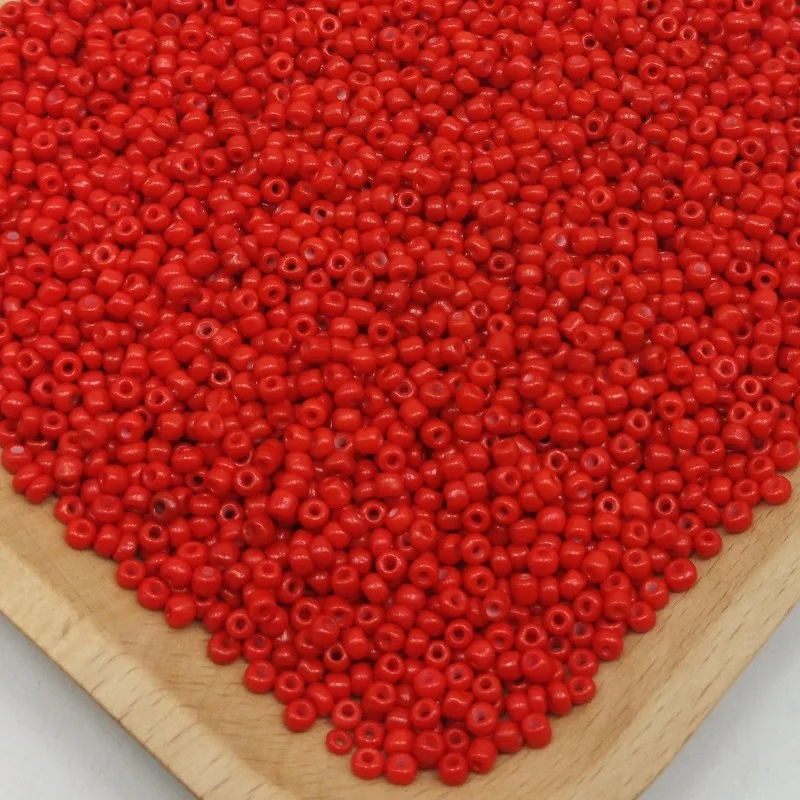 Taiwanese Size 6/0 E Bead - Red - Y18