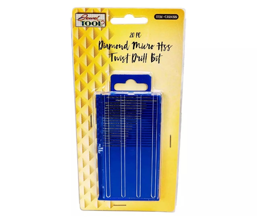 Diamond Micro HSS Twist Drill Bit Set - 20 Piece