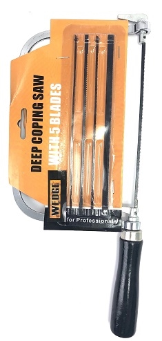Deep coping saw with 5 blades