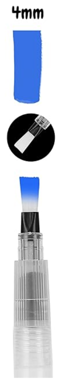 Watercolor Fillable Brushes - 4mm Flat Tip