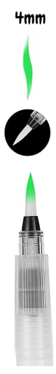 Watercolor Fillable Brushes - 4mm Tip